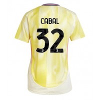 Maglia Calcio Juventus Juan Cabal #32 Seconda Divisa Donna 2024-25 Manica Corta